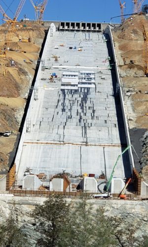 photo of Oroville Dam Conjet project from Hydropressure Cleaning, Inc.